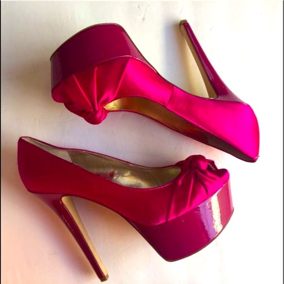 Magenta Steve Madden Erykka Platform Size 10 - Picture 2 of 6